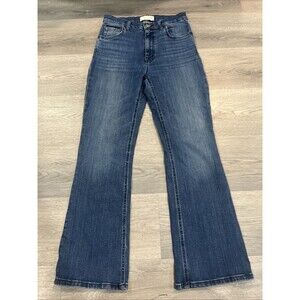 C/E Current Elliott Women's Blue Stretch Denim Bootcut Jeans Size 26